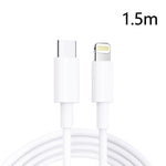 كابل شحن سريع ومزامنة بيانات PD30W USB-C / Type-C إلى 8 Pin لسلسلة iPhone، 1م، 1.5م، 2م