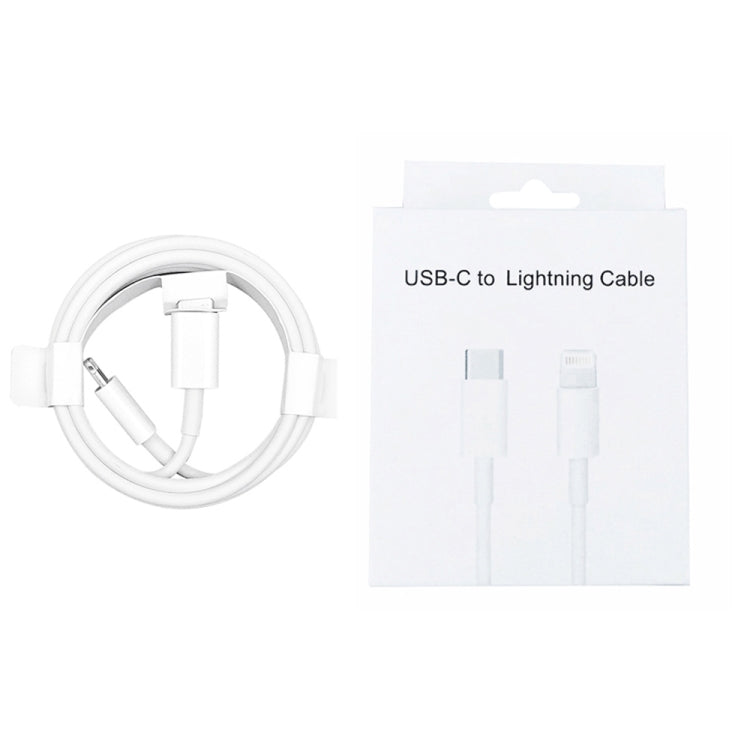 كابل شحن سريع ومزامنة بيانات PD30W USB-C / Type-C إلى 8 Pin لسلسلة iPhone، 1م، 1.5م، 2م