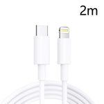 كابل شحن سريع ومزامنة بيانات PD30W USB-C / Type-C إلى 8 Pin لسلسلة iPhone، 1م، 1.5م، 2م