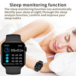 T500 Plus 1.54 inch Color Screen Smart Watch,Support Heart Rate Monitoring/Blood Pressure Monitoring
