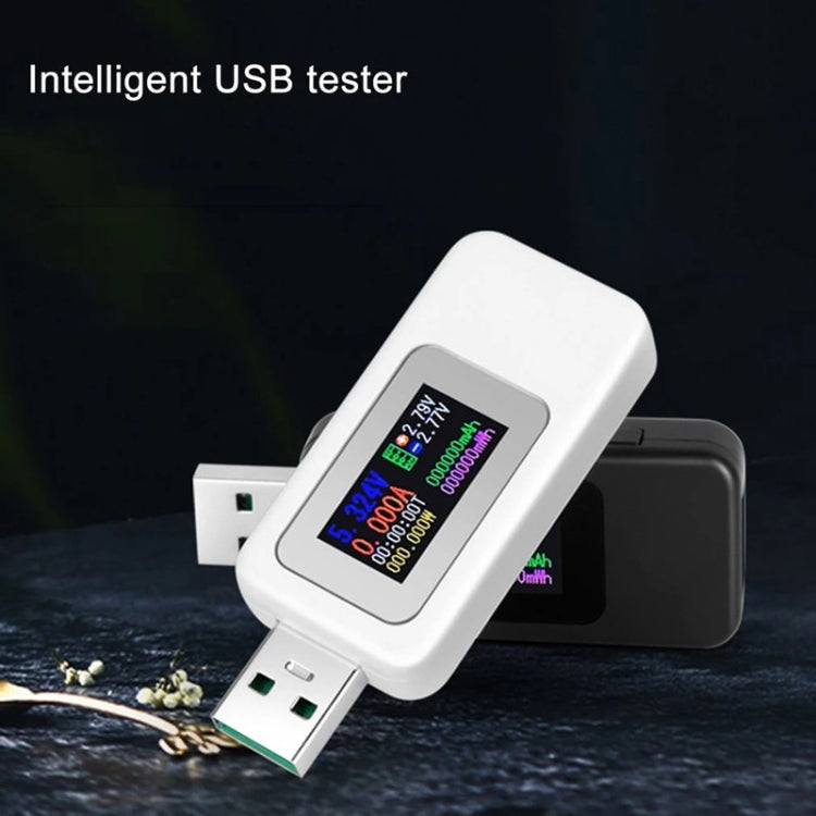 جهاز اختبار USB KWS-MX18 10 في 1 تيار DC 4-30V مقياس جهد عداد توقيت عداد رقمي