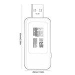 جهاز اختبار USB KWS-MX18 10 في 1 تيار DC 4-30V مقياس جهد عداد توقيت عداد رقمي