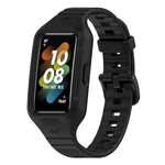 Solid Color Silicone Integrated Watch Band, For Huawei Band 8 / 7, For Honor Band 6