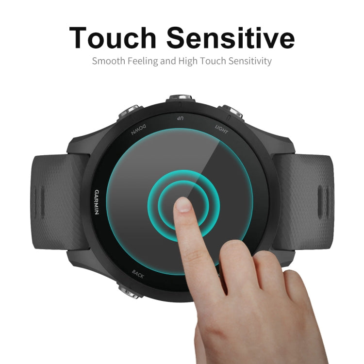For Garmin Forerunner 255S ENKAY 0.2mm 9H Tempered Glass Screen Protector Watch Film, 1 PC, 2 PCS, 5 PCS, 10 PCS