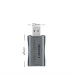 محول USB 3.0 إلى HDMI بدقة كاملة HD 1080P 60 إطار في الثانية لالتقاط فيديو الألعاب