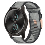20mm Nylon Woven Watch Band, For Garmin Garminmove Style, For Garmin Vivomove, For Garmin Vivomove HR Sport, For Garmin Vivoactive 3, For Garmin Vivoactive3 Music, For Garmin Forerunner 245