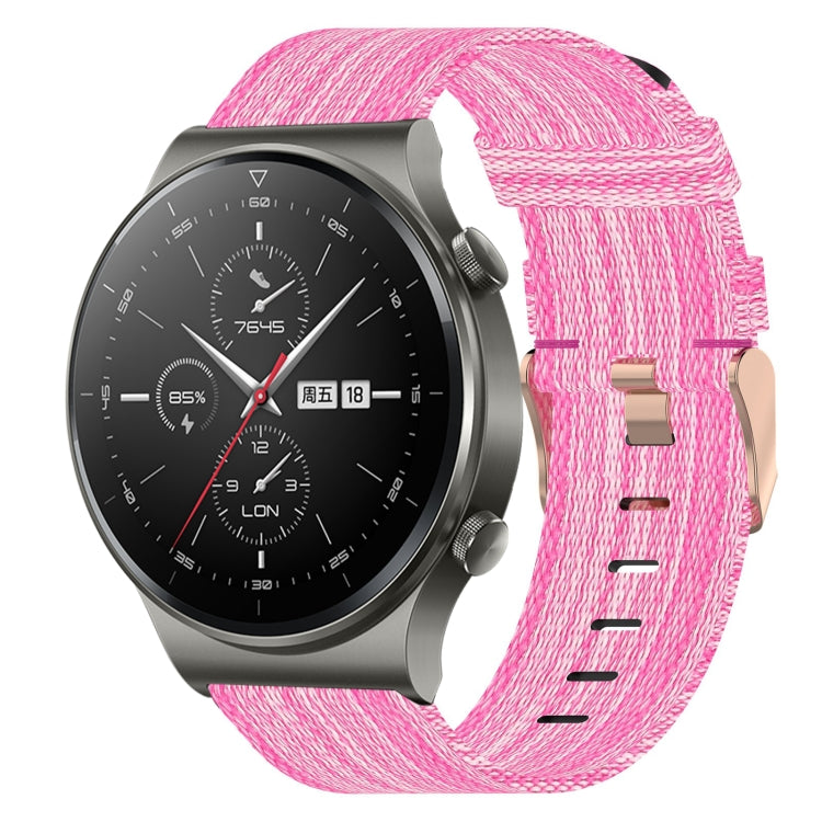 22mm Nylon Woven Watch Band, For Huawei Watch GT3 Pro 46mm, For Huawei Watch GT3 46mm, For Huawei Watch GT Runner, For Huawei Watch 3, For Huawei Watch 3 Pro, For Huawei GT2 Pro