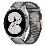 20mm Nylon Woven Watch Band, For Samsung Galaxy Watch 4 40mm, For Samsung Galaxy Watch 4 44mm, For Samsung  Galaxy Watch 4 Classic 42mm, For Samsung  Galaxy Watch 4 Classic 46mm, For Samsung Galaxy Watch 3 41mm, For Samsung Galaxy Watch Active 2 40mm