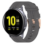 20mm Nylon Woven Watch Band, For Samsung Galaxy Watch 4 40mm, For Samsung Galaxy Watch 4 44mm, For Samsung  Galaxy Watch 4 Classic 42mm, For Samsung  Galaxy Watch 4 Classic 46mm, For Samsung Galaxy Watch 3 41mm, For Samsung Galaxy Watch Active 2 40mm