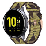 20mm Nylon Woven Watch Band, For Samsung Galaxy Watch Active 2 44mm, For Samsung Galaxy Watch Active 40mm, For Samsung Galaxy Watch 42mm, For Samsung Gear Sport, For Samsung Gear S2 Classic