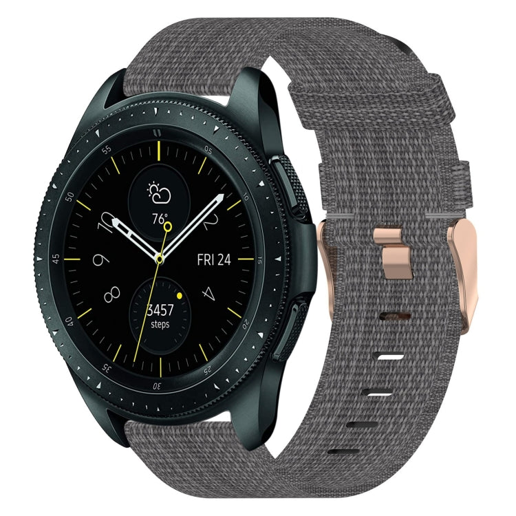 20mm Nylon Woven Watch Band, For Samsung Galaxy Watch Active 2 44mm, For Samsung Galaxy Watch Active 40mm, For Samsung Galaxy Watch 42mm, For Samsung Gear Sport, For Samsung Gear S2 Classic