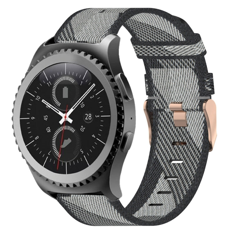 20mm Nylon Woven Watch Band, For Samsung Galaxy Watch Active 2 44mm, For Samsung Galaxy Watch Active 40mm, For Samsung Galaxy Watch 42mm, For Samsung Gear Sport, For Samsung Gear S2 Classic