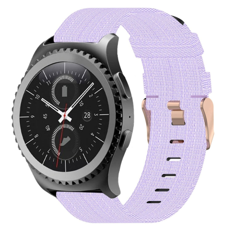 20mm Nylon Woven Watch Band, For Samsung Galaxy Watch Active 2 44mm, For Samsung Galaxy Watch Active 40mm, For Samsung Galaxy Watch 42mm, For Samsung Gear Sport, For Samsung Gear S2 Classic