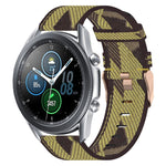 22mm Nylon Woven Watch Band, For Samsung Galaxy Watch3 45mm, For Samsung Galaxy Watch 46mm, For Samsung Gear S3 Classic, For Samsung Gear S3 Frontier