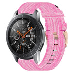 22mm Nylon Woven Watch Band, For Samsung Galaxy Watch3 45mm, For Samsung Galaxy Watch 46mm, For Samsung Gear S3 Classic, For Samsung Gear S3 Frontier
