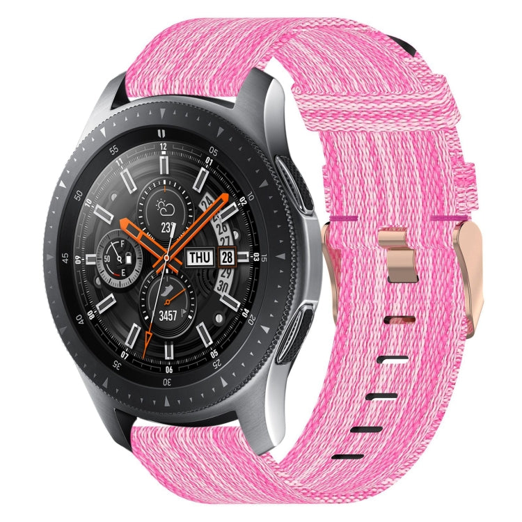 22mm Nylon Woven Watch Band, For Samsung Galaxy Watch3 45mm, For Samsung Galaxy Watch 46mm, For Samsung Gear S3 Classic, For Samsung Gear S3 Frontier