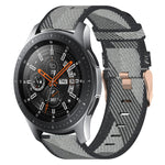 22mm Nylon Woven Watch Band, For Samsung Galaxy Watch3 45mm, For Samsung Galaxy Watch 46mm, For Samsung Gear S3 Classic, For Samsung Gear S3 Frontier