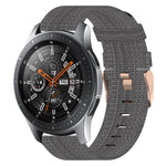 22mm Nylon Woven Watch Band, For Samsung Galaxy Watch3 45mm, For Samsung Galaxy Watch 46mm, For Samsung Gear S3 Classic, For Samsung Gear S3 Frontier