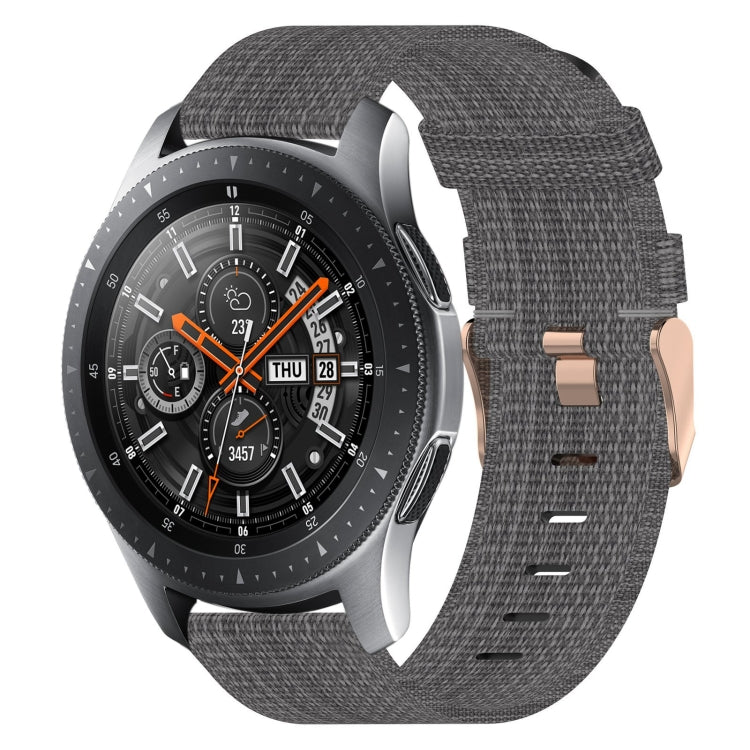 22mm Nylon Woven Watch Band, For Samsung Galaxy Watch3 45mm, For Samsung Galaxy Watch 46mm, For Samsung Gear S3 Classic, For Samsung Gear S3 Frontier