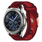 22mm Nylon Woven Watch Band, For Samsung Galaxy Watch3 45mm, For Samsung Galaxy Watch 46mm, For Samsung Gear S3 Classic, For Samsung Gear S3 Frontier