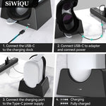 For Oculus Quest 2 VR Charging Stand VR Accessories Host Storage Bracket Charging Stand, VR Charging Stand