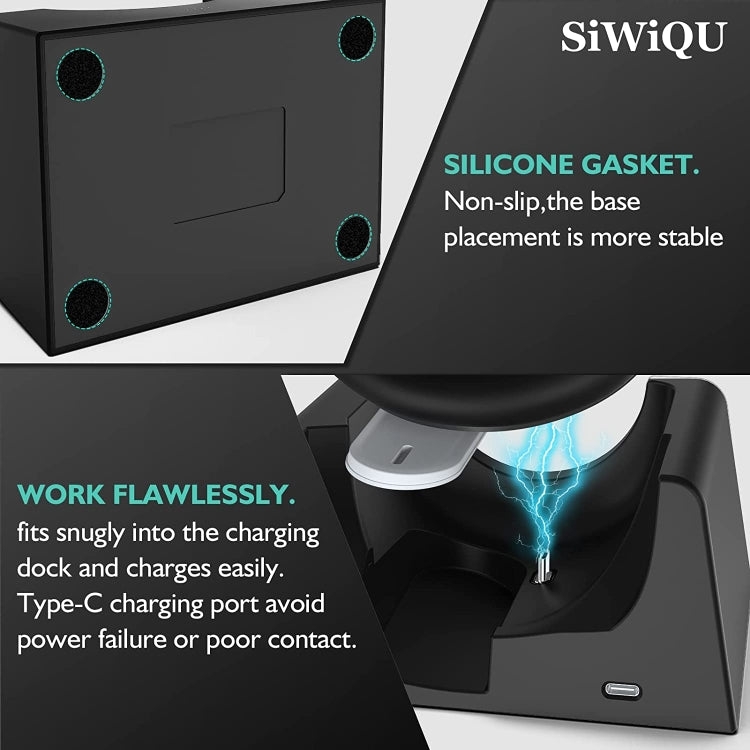 For Oculus Quest 2 VR Charging Stand VR Accessories Host Storage Bracket Charging Stand, VR Charging Stand