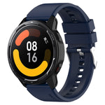 Protruding Head Silicone Strap Silver Buckle, For Samsung Galaxy Watch Active2 40mm/44mm 20mm, For Samsung Galaxy Watch Active 40mm 20mm, For Samsung Galaxy Watch 42mm 20mm, For Samsung Galaxy Gear Sport/S2 Classic 20mm