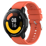 Protruding Head Silicone Strap Silver Buckle, For Samsung Galaxy Watch Active2 40mm/44mm 20mm, For Samsung Galaxy Watch Active 40mm 20mm, For Samsung Galaxy Watch 42mm 20mm, For Samsung Galaxy Gear Sport/S2 Classic 20mm