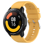 Protruding Head Silicone Strap Silver Buckle, For Samsung Galaxy Watch Active2 40mm/44mm 20mm, For Samsung Galaxy Watch Active 40mm 20mm, For Samsung Galaxy Watch 42mm 20mm, For Samsung Galaxy Gear Sport/S2 Classic 20mm