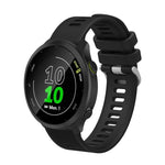 20mm Silicone Twill Watch Band, For Garmin Vivomove Sport, For Garmin Venu 2 Plus, For Garmin Approach S40, For Garmin Forerunner 158