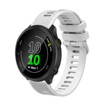 20mm Silicone Twill Watch Band, For Garmin Vivoactive3 Music, For Garmin Forerunner 245, For Garmin Forerunner 245 Music, For Garmin Forerunner 645