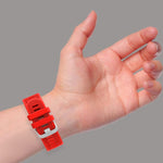 20mm Silicone Twill Watch Band, For Samsung Galaxy Watch 42mm, For Samsung Gear Sport, For Samsung Gear S2 Classic