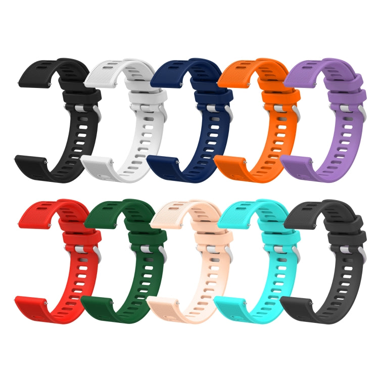 20mm Silicone Twill Watch Band, For Honor Watch ES, For Honor MagicWatch 2 42mm