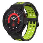 20mm Breathable Two-Color Silicone Watch Band, For Samsung Galaxy Watch 5  40mm, For Samsung Galaxy Watch 5  44mm