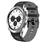 20mm Two-Color Silicone Watch Band, For Samsung Galaxy Watch 4 Classic 42mm, For Samsung Galaxy Watch Active 2