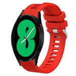 20mm Twill Solid Color Silicone Watch Band, For Samsung Galaxy Watch4 44mm, For Samsung Galaxy Watch4 Classic 46mm, For Samsung Galaxy Watch4 Classic 42mm, For Samsung Galaxy Watch Active 2