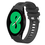 20mm Twill Solid Color Silicone Watch Band, For Samsung Galaxy Watch4 44mm, For Samsung Galaxy Watch4 Classic 46mm, For Samsung Galaxy Watch4 Classic 42mm, For Samsung Galaxy Watch Active 2