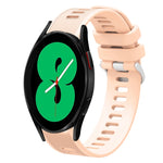 20mm Twill Solid Color Silicone Watch Band, For Samsung Galaxy Watch4 44mm, For Samsung Galaxy Watch4 Classic 46mm, For Samsung Galaxy Watch4 Classic 42mm, For Samsung Galaxy Watch Active 2