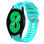 20mm Twill Solid Color Silicone Watch Band, For Samsung Galaxy Watch4 44mm, For Samsung Galaxy Watch4 Classic 46mm, For Samsung Galaxy Watch4 Classic 42mm, For Samsung Galaxy Watch Active 2