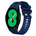 20mm Twill Solid Color Silicone Watch Band, For Samsung Galaxy Watch4 44mm, For Samsung Galaxy Watch4 Classic 46mm, For Samsung Galaxy Watch4 Classic 42mm, For Samsung Galaxy Watch Active 2