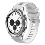 20mm Twill Solid Color Silicone Watch Band, For Samsung Galaxy Watch4 44mm, For Samsung Galaxy Watch4 Classic 46mm, For Samsung Galaxy Watch4 Classic 42mm, For Samsung Galaxy Watch Active 2