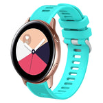 20mm Twill Solid Color Silicone Watch Band, For Samsung Galaxy Watch4 44mm, For Samsung Galaxy Watch4 Classic 46mm, For Samsung Galaxy Watch4 Classic 42mm, For Samsung Galaxy Watch Active 2
