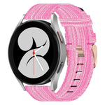 20mm Nylon Woven Watch Band, For Samsung Galaxy Watch5 40mm, For Samsung Galaxy Watch5 44mm, For Samsung Galaxy Watch5 Pro 45mm, For Samsung Galaxy Watch4 40mm, For Samsung Galaxy Watch4 44mm, For Samsung Galaxy Watch4 Classic 46mm