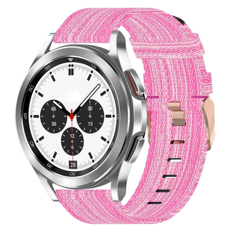 20mm Nylon Woven Watch Band, For Samsung Galaxy Watch4 Classic 42mm, For Samsung Galaxy Watch Active 2
