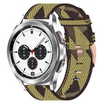 20mm Nylon Woven Watch Band, For Samsung Galaxy Watch4 Classic 42mm, For Samsung Galaxy Watch Active 2