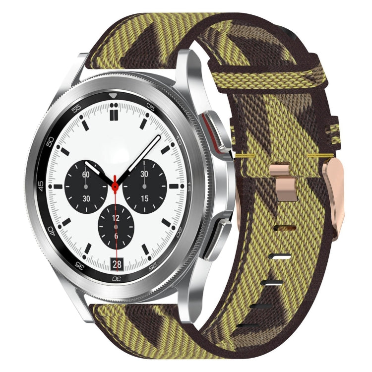 20mm Nylon Woven Watch Band, For Samsung Galaxy Watch4 Classic 42mm, For Samsung Galaxy Watch Active 2