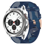 20mm Nylon Woven Watch Band, For Samsung Galaxy Watch4 Classic 42mm, For Samsung Galaxy Watch Active 2