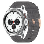 20mm Nylon Woven Watch Band, For Samsung Galaxy Watch4 Classic 42mm, For Samsung Galaxy Watch Active 2