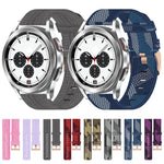 20mm Nylon Woven Watch Band, For Samsung Galaxy Watch4 Classic 42mm, For Samsung Galaxy Watch Active 2