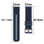 22mm Checkered Two-Color Silicone Watch Band, For Samsung Galaxy Watch3 45mm, For Samsung Galaxy Watch 46mm, For Samsung Gear S3 Classic, For Samsung Gear S3 Frontier